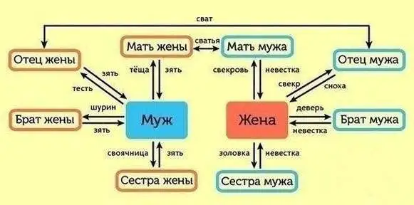 кто кем приходится - названия родственников